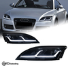 AKD Headlight Assembly Upgrade for 2008-2014 Audi TT Models: LED Laser Lens, Daytime Running Lights, And Sequential Turn Signals.