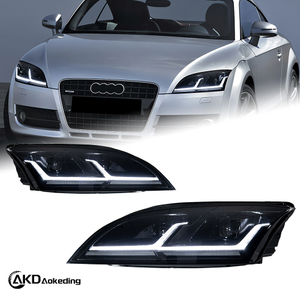 AKD Headlight Assembly Upgrade for 2008-2014 Audi TT Models: LED Laser Lens, Daytime Running Lights, And Sequential Turn Signals.