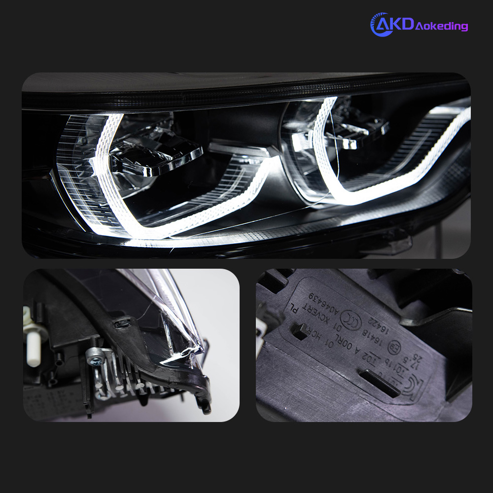 AKD Car Lights for BMW F32 LED Headlight 2012-2019 F36 F80 F33 DRL 425i 428i 430i 435i Signal Head Lamp Automotive Accessories