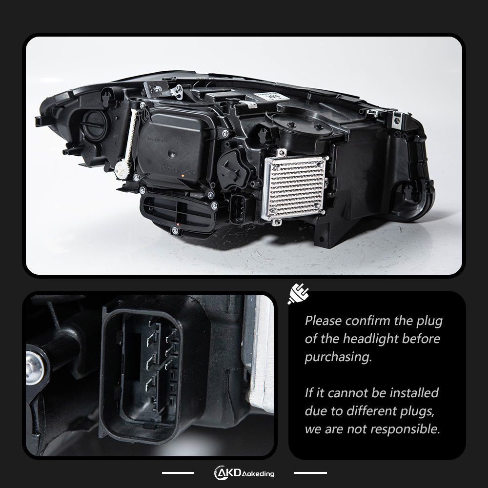 AKD Suitable for BMW 5 Series F10 headlight modification and upgrade fang style