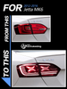 AKD Suitable for Volkswagen Sagitar LED taillight assembly 12-14 models modified and upgraded 24 models to turn and turn Jetta