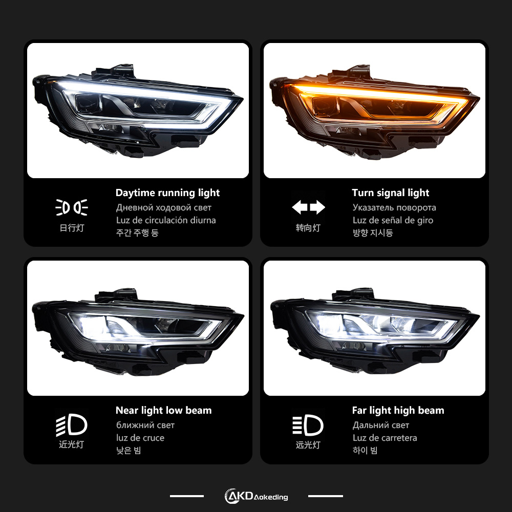AKD Suitable for Audi A3 2017-2020 model retrofit headlights