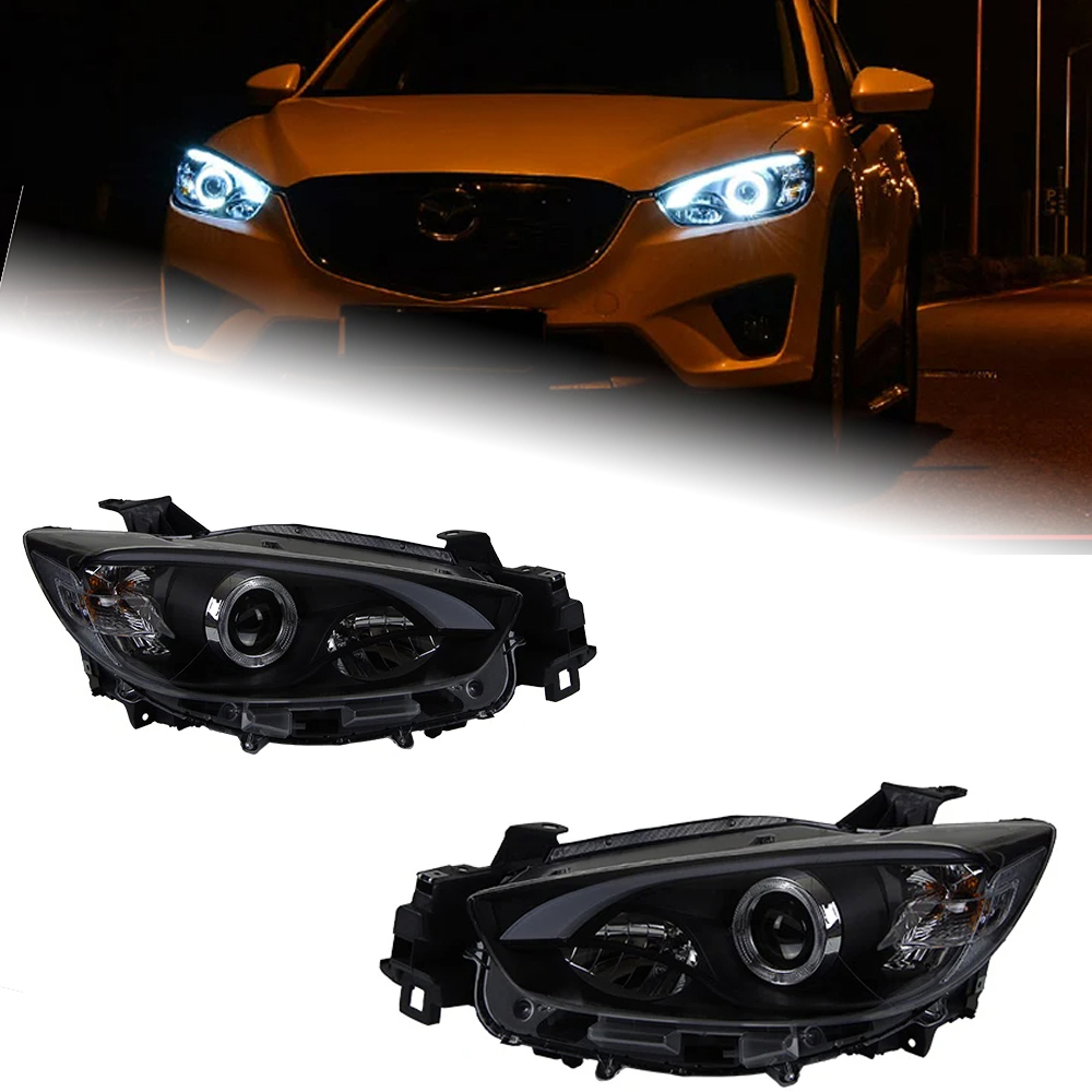 AKD Car Styling Head Lamp for Mazda CX-5 LED Headlight 2012-2016 Brand Eagle Eye Angel Eye LED DRL Hid Bi Xenon Auto Accessories