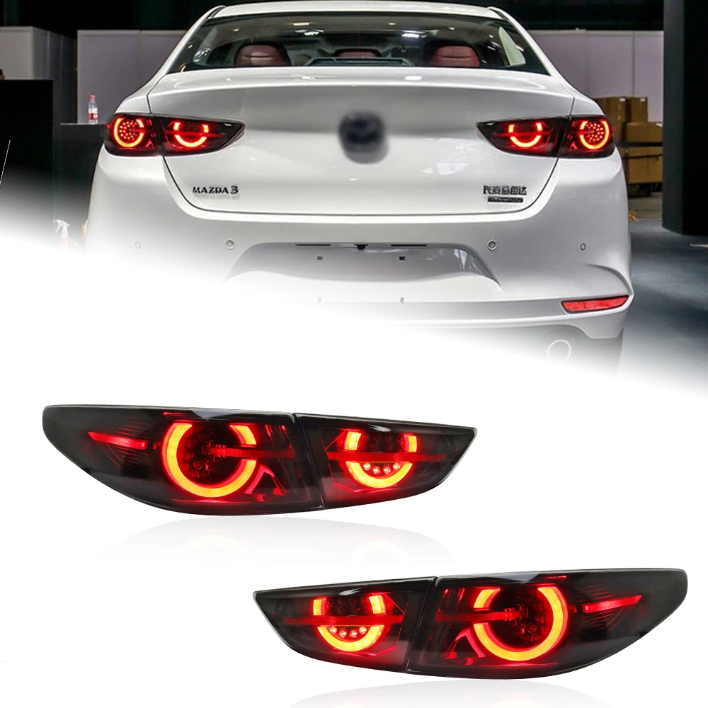 AKD Tail Lamp for Mazda 3 LED Tail Light 2020-2022 Mazda 3 Rear Fog Brake Turn Signal Automotive Accessories