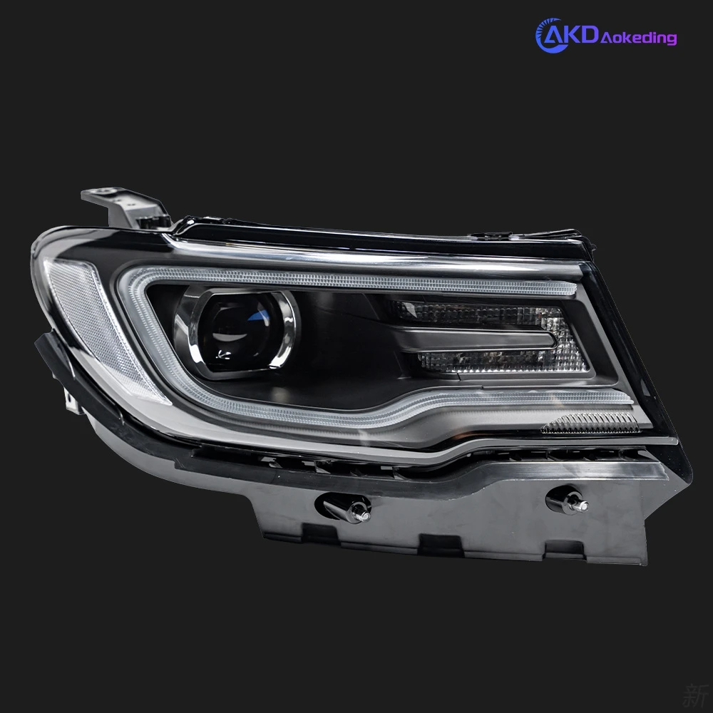 AKD Car Styling Head Lamp for Jeep Compass Headlights 2017-2022 New Compass LED Headlight LED DRL Hid Bi Xenon Auto Accessories