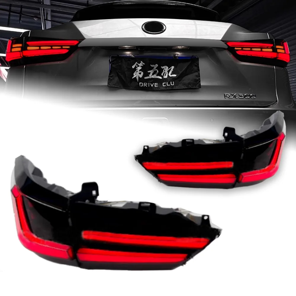 AKD Car Styling for Lexus RX RX300 RX350 RX400 Tail Lights 2016-2022 LED Tail Lamp DRL Signal Brake Reverse auto Accessories