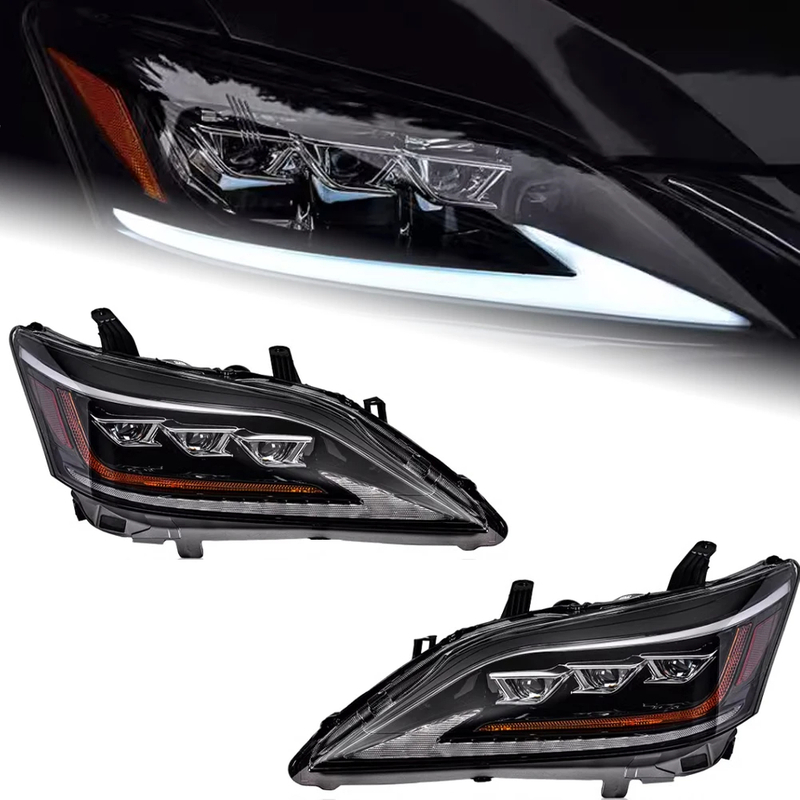 AKD Car Accessories Head Lamp for Lexus ES ES200 Headlights 2006-2012 ES300 LED Headlight ES250 DRL Signal Projector Lens auto