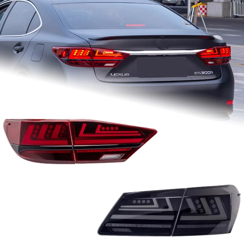 AKD Car Styling Tail Lamp for Lexus ES250 Tail Lights 2013-2017 ES300 LED Tail Light ES350 DRL Signal Brake Reverse auto Accessories