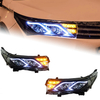 AKD Head Light For Toyota Corolla 2014-2016 Head Lights Benz Style Replacement DRL Daytime lights retrofit Projector Facelift