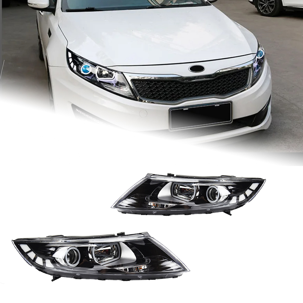 AKD Car Styling Head Lamp for Kia K5 Headlights 2011-2014 Optima LED Headlight Angel Eye LED DRL Hid Bi Xenon Auto Accessories