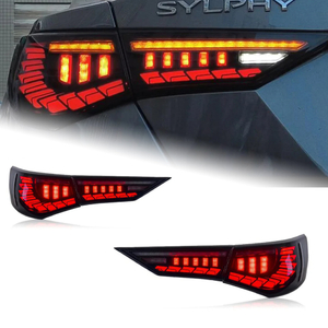 AKD Car Lights for Sylphy 2020-2022 Sentra LED Auto Taillights Assembly GTS Design Rear Fog Lamp Dynamic Turn Signal Light Upgrade