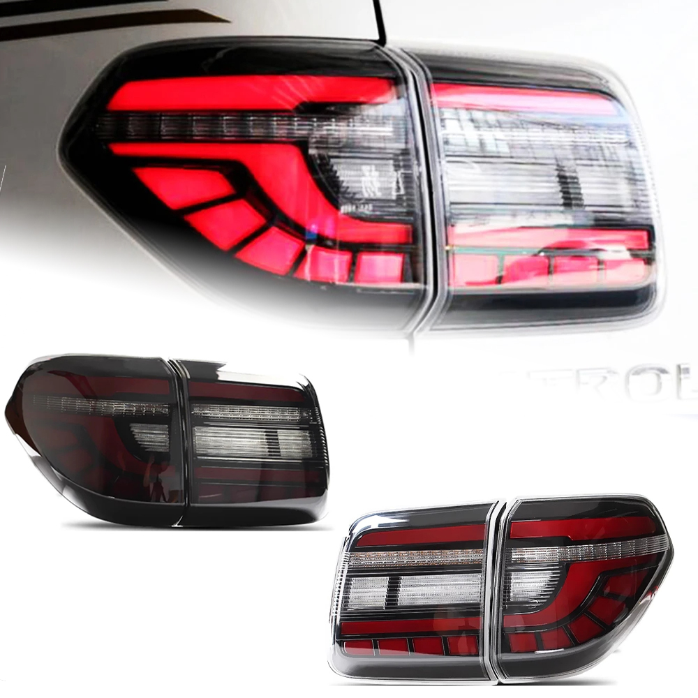 AKD Car Styling Tail Lamp for Patrol Tail Lights 2012-2019 Tourle LED Tail Light Rear DRL Dynamic Signal Reverse Auto Accessories