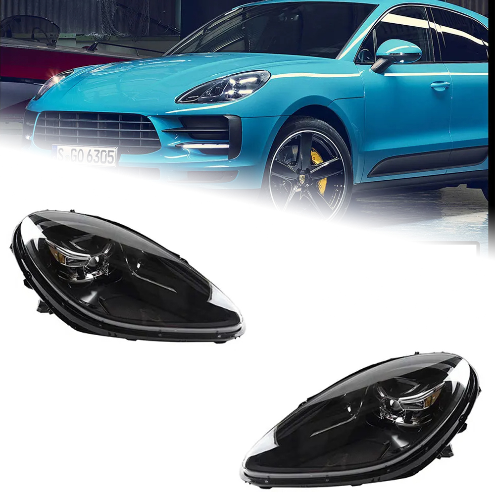 AKD Car Styling Head Lamp for Porsche Macan Headlights 2014-2019 Macan S 95B LED Headlight Projector Lens Drl Automotive Accessories