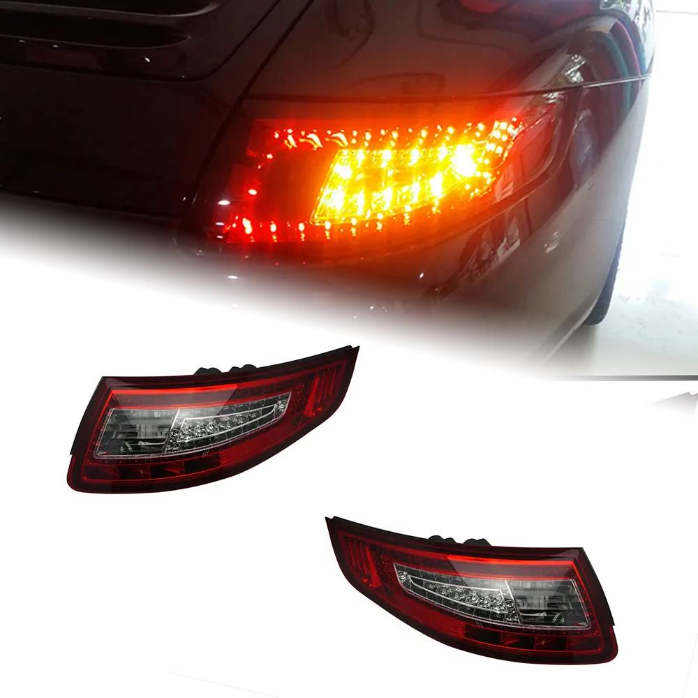 AKD Car Styling Tail Lamp for Porsche 997 Tail Lights 2005-2008 911 LED Tail Light DRL Brake Reverse Auto Accessories