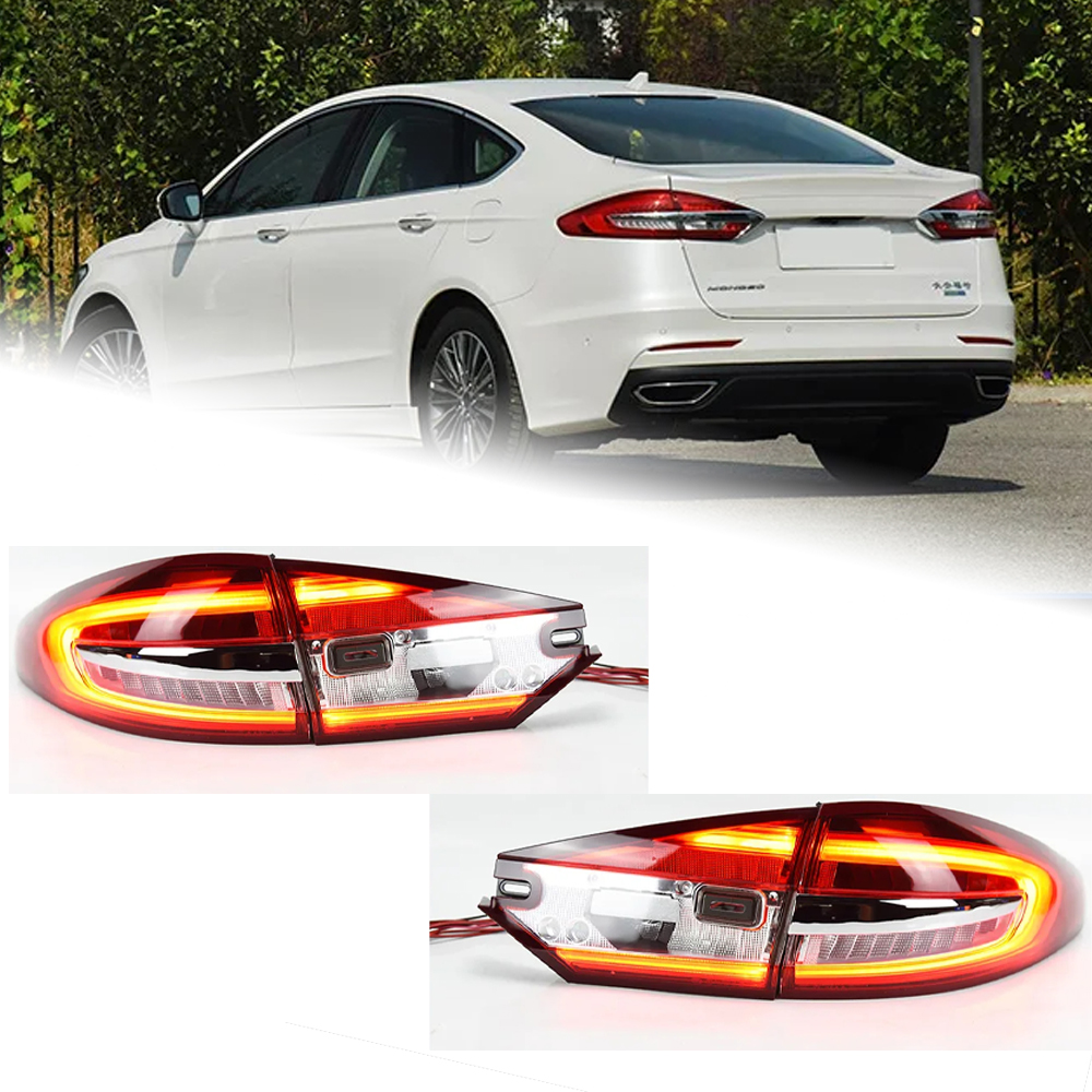 AKD Car Styling for Ford Fusion Tail Lights 2013-2019 Mondeo LED Tail Lamp LED DRL Signal Brake Reverse auto Accessories