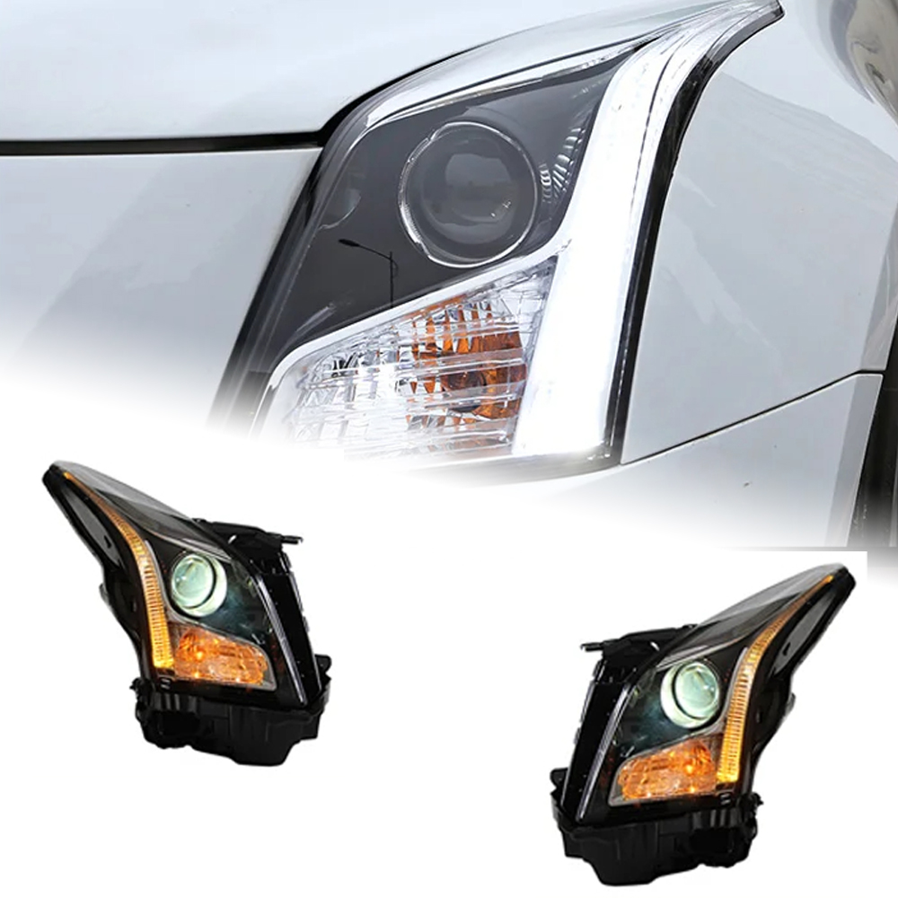 AKD Car Lights For Cadillac ATS 2014-2018 ATS-L LED Auto Headlights Assembly Upgrade High Configure Bicofal Lens Lamp Accessories