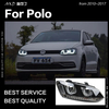 AKD Car Styling for VW Polo Headlights 2010-2017 Polo LED Headlight LED DRL Hid Head Lamp Angel Eye Bi Xenon Beam Accessories