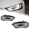 AKD Car Styling for A4 Headlights 2013-2016 A4L RS4 Sedan Headlight DRL Hid Head Lamp Angel Eye Bi Xenon Beam Accessories