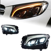 AKD Car Styling Headlights for Benz GLC W253 FLC LED Headlight 2016-2019 GLC200 GLC260 GLC300 GLC350 GLC43 GLC63 Upgrade Head Lamp DRL Signal Projector Len Automotive Accessories