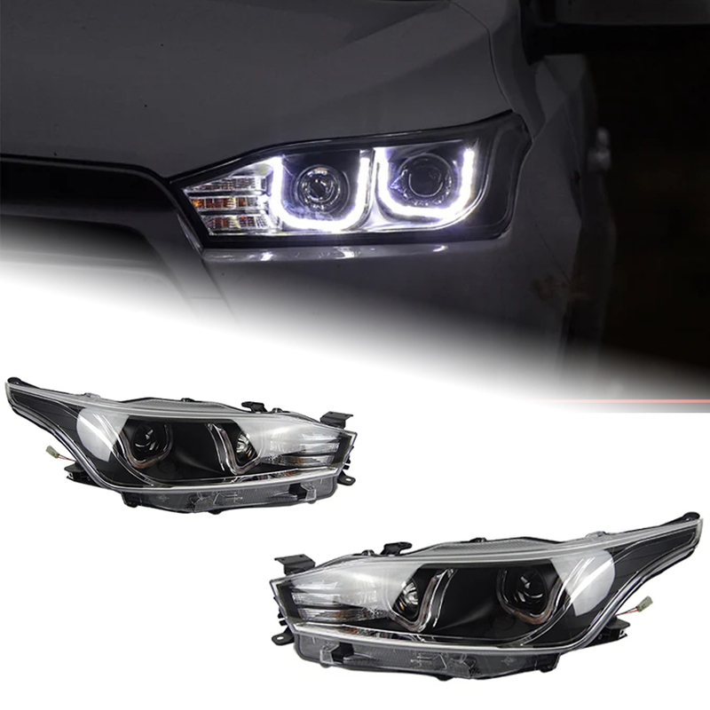 AKD Car Styling Head Lamp for Toyota Yaris Headlights 2013-2016 Yaris L LED Headlight LED DRL Hid Bi Xenon Auto Accessories