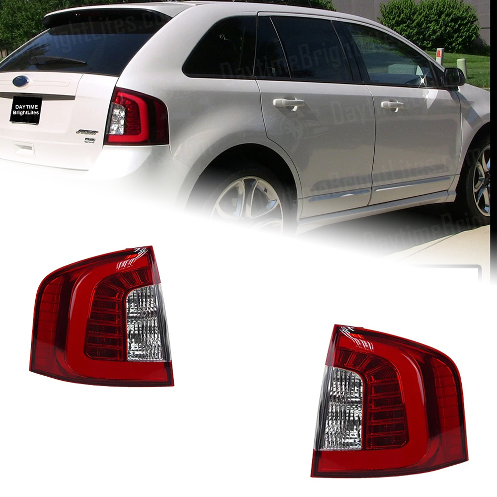 AKD Car Styling for Ford Edge Tail Lights 2010-2015 Edge Limited LED Tail Lamp LED Tail Light DRL Brake Reverse auto Accessories