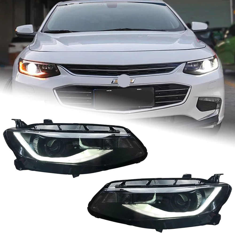 AKD Car Styling Head Lamp for Chevrolet Malibu XL LED Headlight 2016-2019 Dynamic Signal LED DRL Hid Bi Xenon Auto Accessories