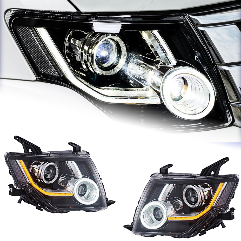 AKD Car Styling for Pajero V97 Headlights 2006-2020 V93 LED Headlight Montero V85 V95 Dynamic Signal Animation DRL Accessories