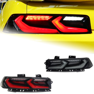 AKD Car Styling Tail Lamp for Camaro Tail Lights 2014-2015 Camaro LED Tail Light Dynamic Signal DRL Brake Reverse auto Accessories