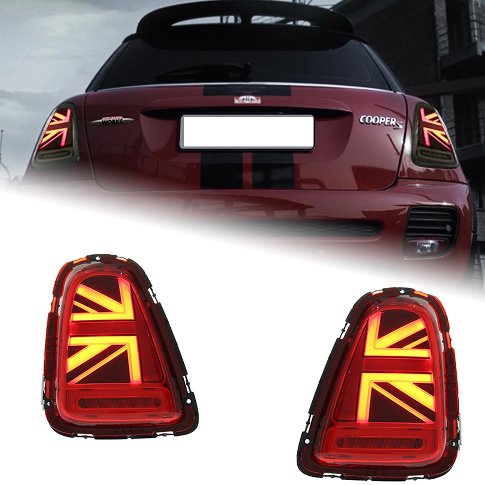 AKD Car Styling Tail Lamp for MINI R55 LED Tail Light 2007-2013 R56 Taillights Cooper R57 R58 DRL Brake Reverse auto Accessories