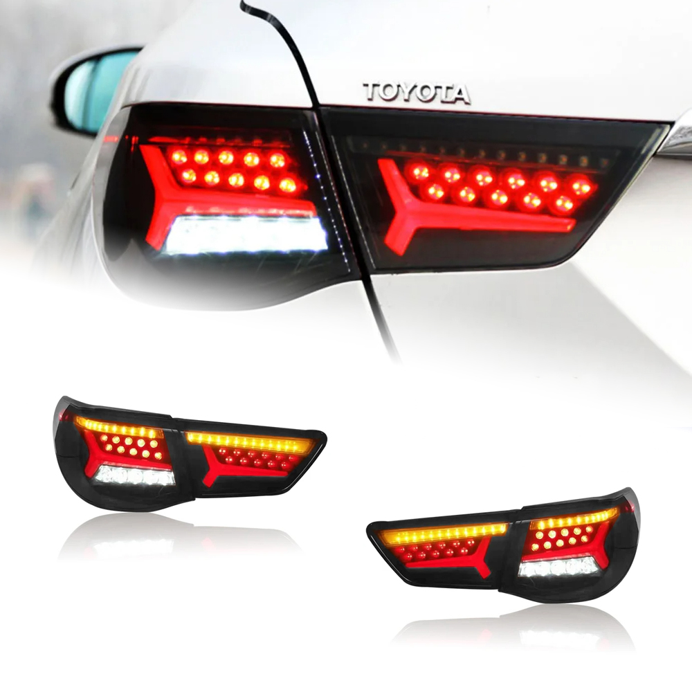 AKD Tail Lamp for Toyota Mark X LED Tail Light 2011-2013 Reiz Mark X Rear Fog Brake Turn Signal Automotive Accessories