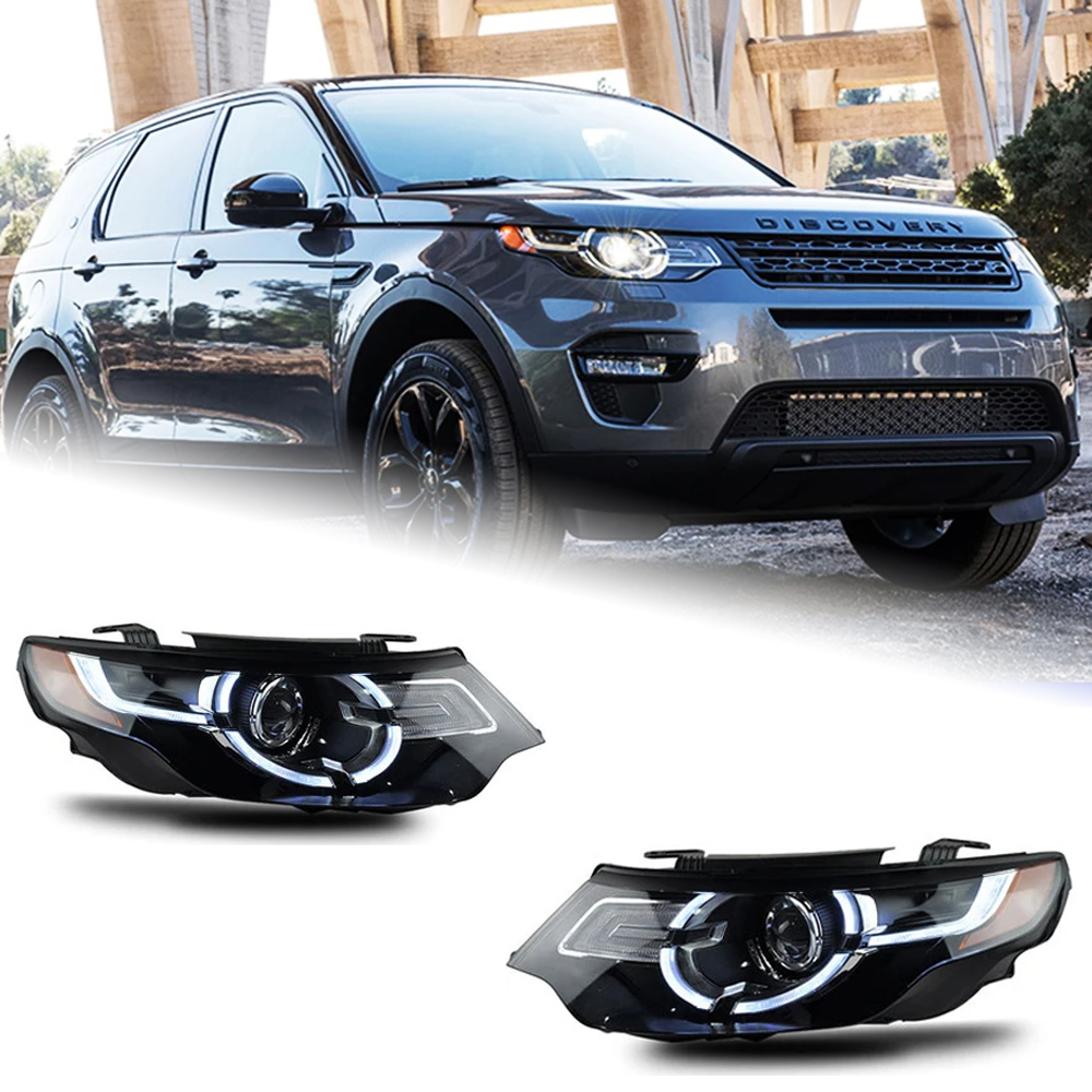 AKD Car Lights for Discovery Sport 2016-2018 Freelander LED Auto Headlight Assembly Upgrade High Configure Dynamic Lamp Accessories