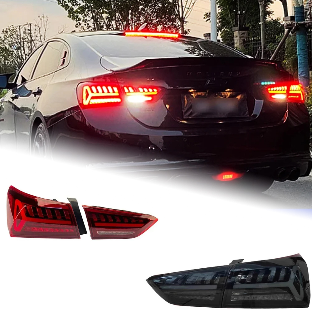 AKD Tail Lamp for Chevrolet Malibu XL LED Tail Light 2016-2022 Malibu XL Rear Fog Brake Turn Signal Automotive Accessories