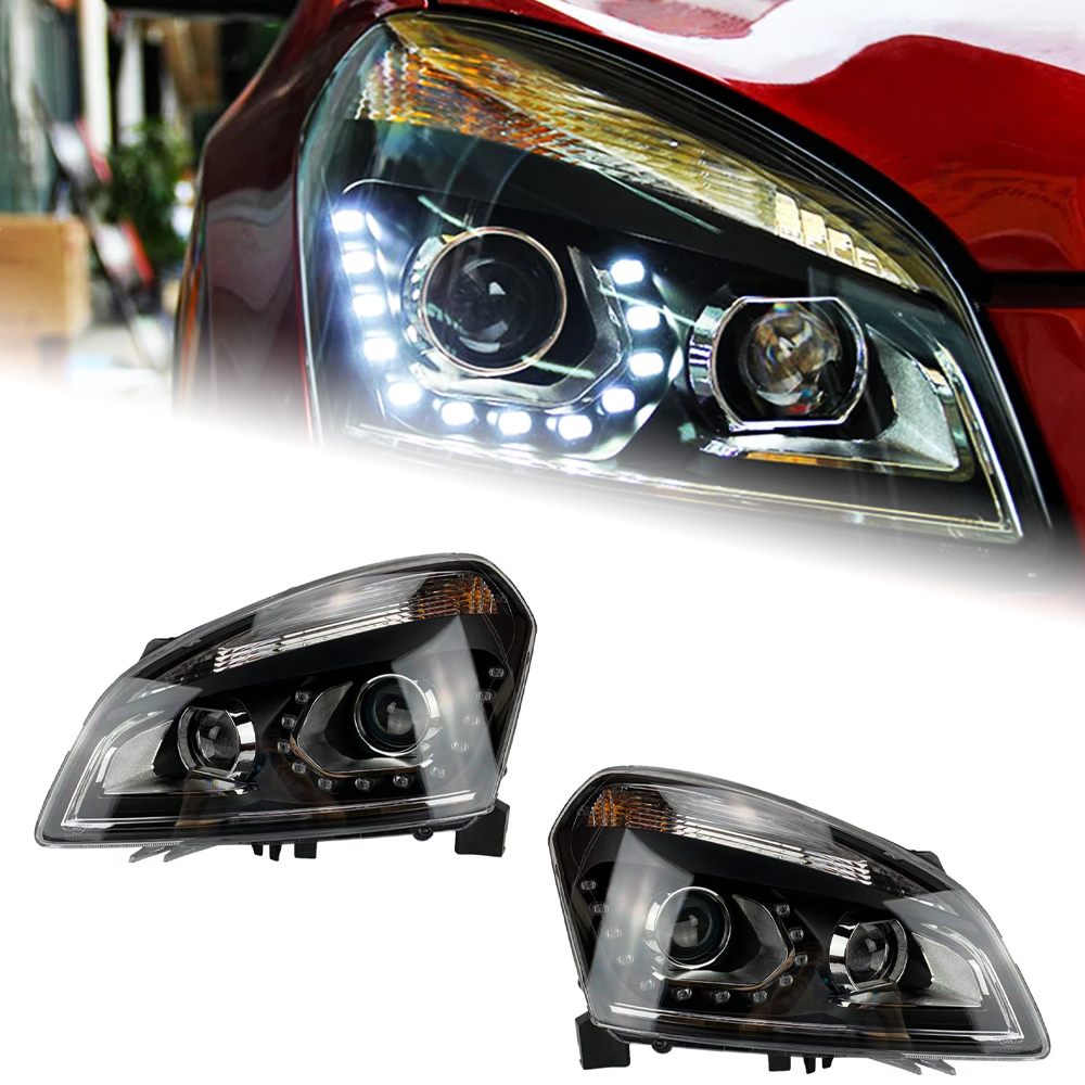 AKD Car Lights for Qashqai 2016-2022 LED Auto Taillight Assembly Upgrade X3 Design Dynamic Lamp Highlight Backlight Tool Accessories