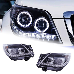 AKD Head Lamp for Toyota Prado LED Headlight 2010-2013 Headlights Prado DRL Turn Signal High Beam Angel Eye Projector Lens