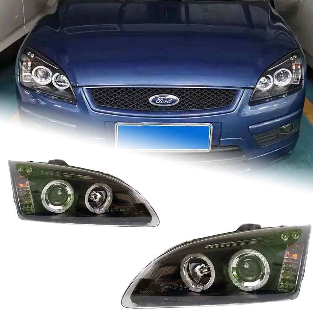 AKD Car Styling for Ford Focus Headlight 2005-2008 Focus LED Headlight Led Drl Angel Eye Hid Bi Xenon Auto Accessories