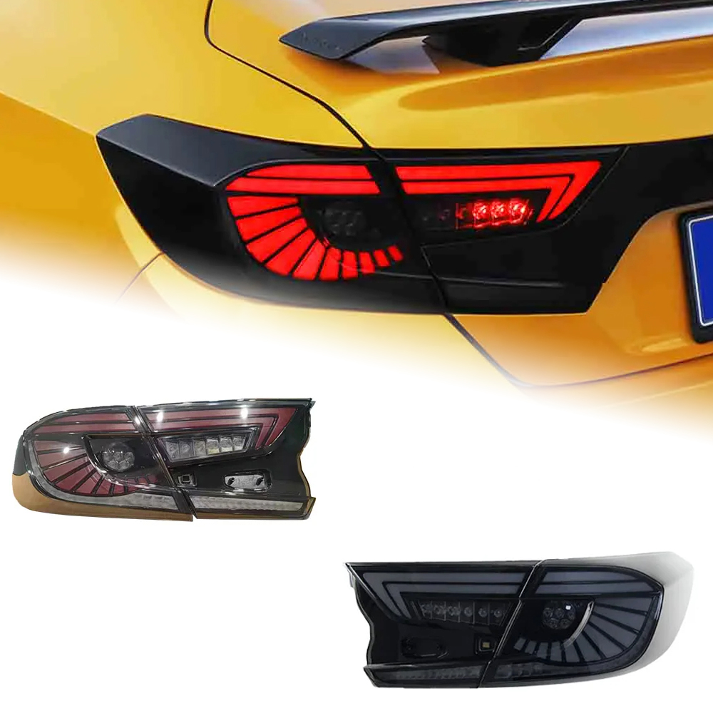 AKD Car Lights for Honda Accord X 2018-2022 10th LED Auto Taillights Upgrade Eagle Eyes Design Dynamic High Brightness Lamp Accessories