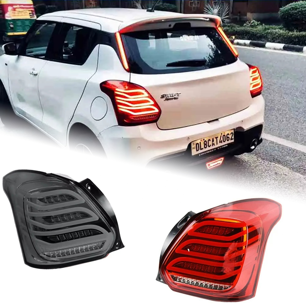 AKD Car Styling for Suzuki Swift Tail Light 2017-2020 Swift Sport LED Tail Lamp DRL Matrix Signal Brake Reverse auto Accessories