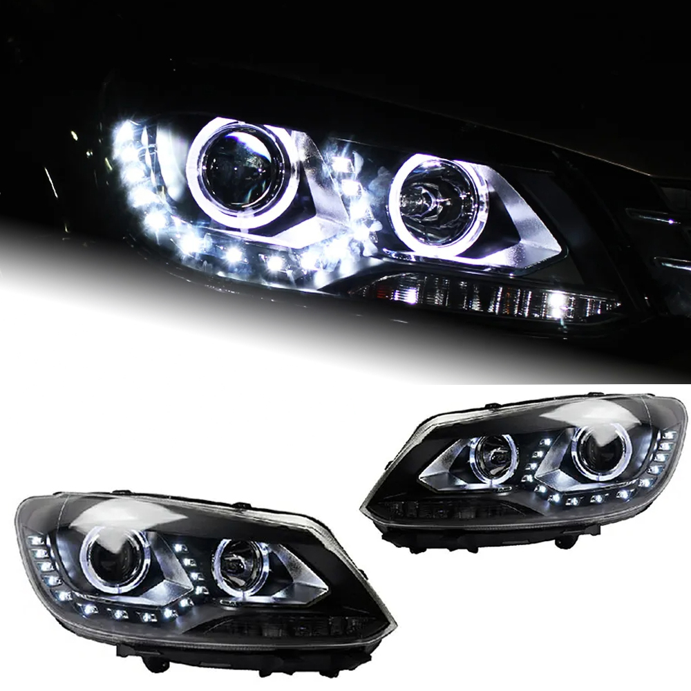 AKD Car Lights for VW Touran LED Headlight 2011-2015 Touran Head Lamp DRL Hid Bi Xenon low Beam Automotive Accessories