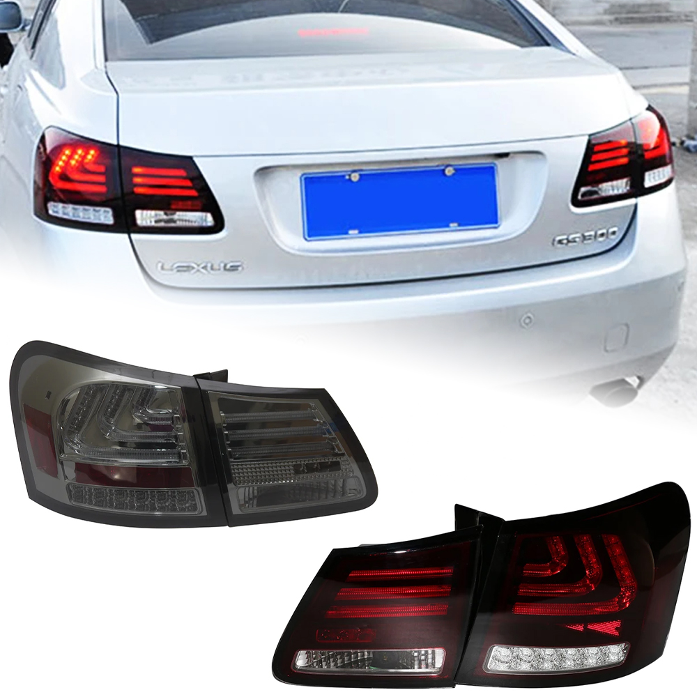 AKD Car Styling for Lexus GS350 Tail Light 2006-2010 GS300 GS430 Tail Lamp LED DRL Signal Brake Reverse auto Accessories