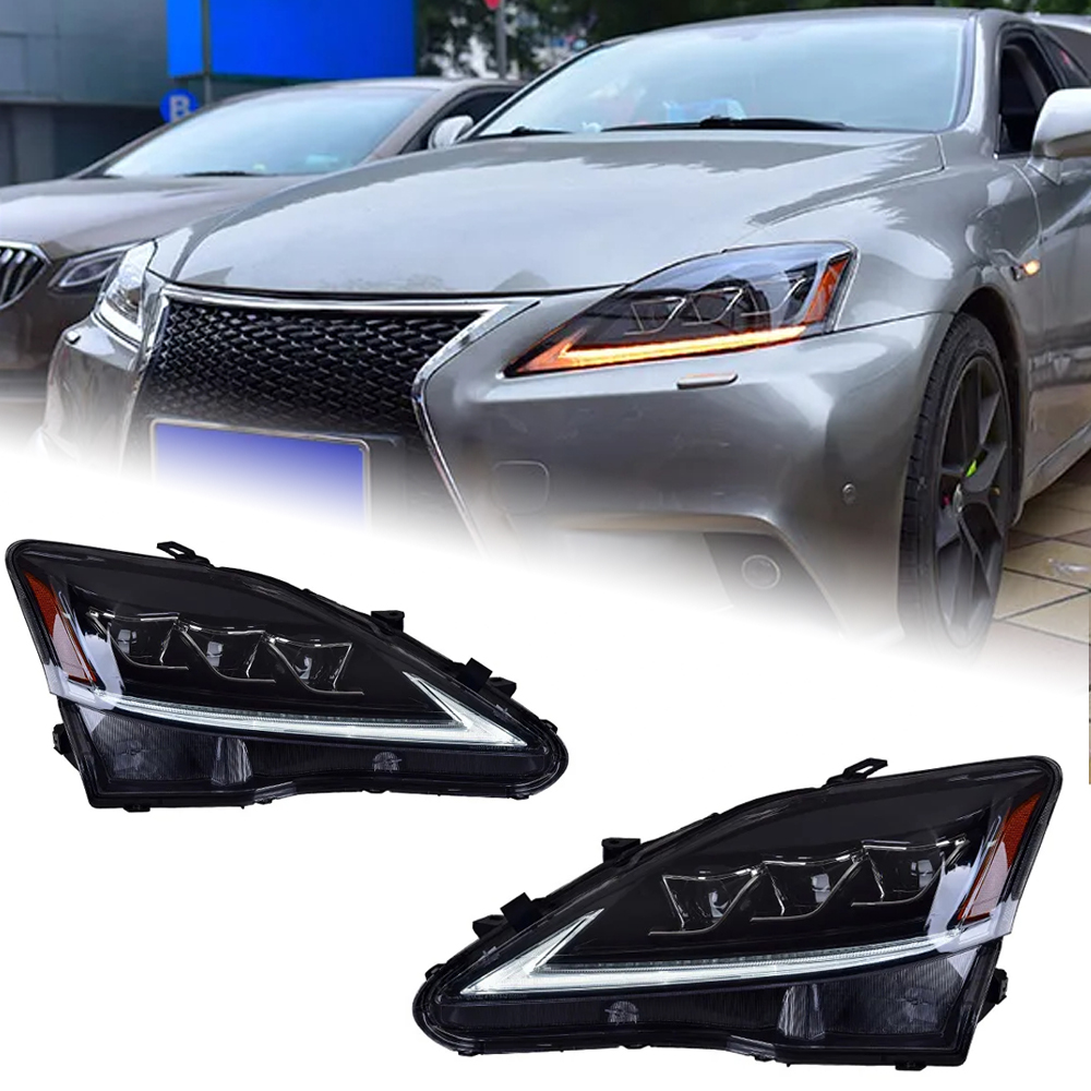 AKD Car Styling Head Lamp for Lexus IS250 Headlights 2006-2012 IS300 LED Headlight DRL Signal Lamp Hid Bi Xenon Auto Accessories