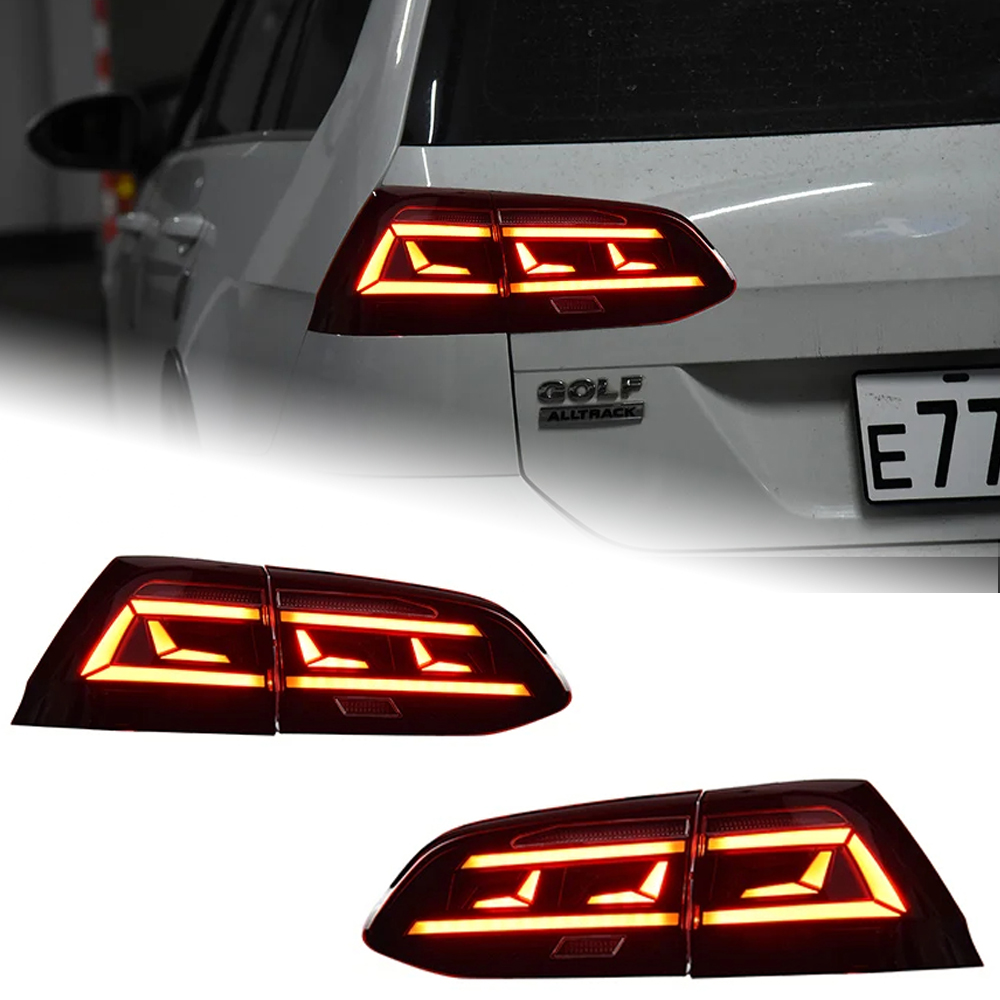 AKD Car Lights For VW Golf 7.5 Golf7.5 Variant 2018-2021 MK7.5 Alltrack LED Auto Taillights Upgrade Passat Design Tools Accessories Kit