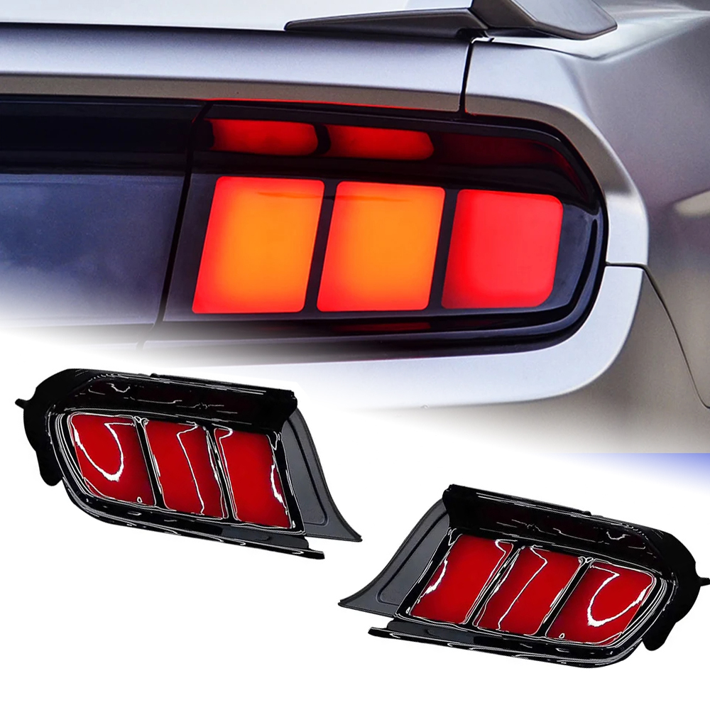 AKD Car Styling for Ford Mustang Tail Lights 2015-2019 Dynamic Signal Tail Lamp LED Tail Light DRL Brake Reverse auto Accessories