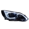 AKD Car Styling Headlights For Ford Focus 3 LED Headlight Dynamic Dual Lens 2012-2014 DRL Head Lamp New Turn Signal Lamp Auto Accessories