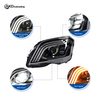 AKD Headlight Assembly Upgrade for 2008-2012 Mercedes-Benz GLK Models, Featuring LED Laser Sequential Turn Signals, Daytime Running Lights, And Bi-xenon Projector Lenses.