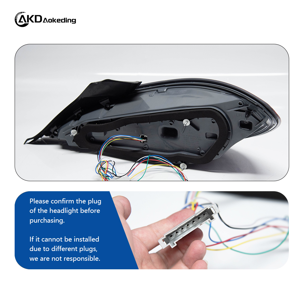 AKD Tail Lamp for BENZ W117 CLA LED Tail Light 2014-2019 CLA180 CLA220 CLA260 Rear Fog Brake Turn Signal Automotive Accessories