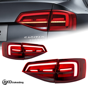 AKD Is Suitable for Upgrading The Taillights of 2015-2018 Volkswagen Sagitar Models with High-end LED Sequential Turn Signals, Brake Lights, And Fog Lights.