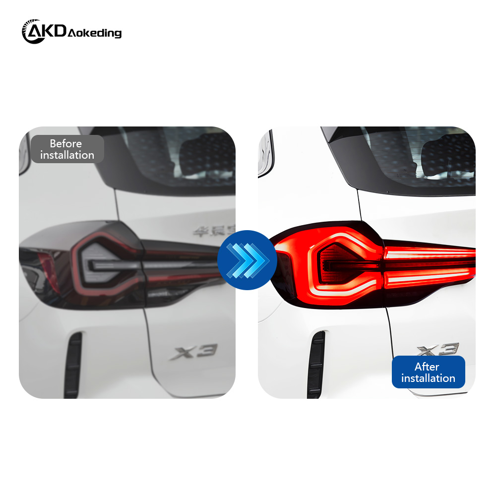 AKD LED Taillights, Daytime Running Lights, Brake Lights, And Turn Signals Suitable for 2018-2020 BMW X3 G08 G01 Models.