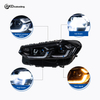 AKD G01/08 headlight assembly specifically for 2018-2021 BMW X3 models: LED lens, daytime running lights, turn signals, and laser headlights.