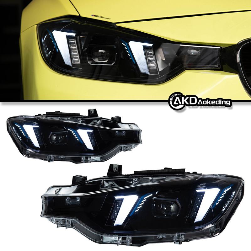 AKD Car Styling Headlights For BMW F30 LED Headlights 2012-2019 F35 320i 325i Lamp Light Dynamic Signal Animation DRL Turn Signal Automotive Accessories