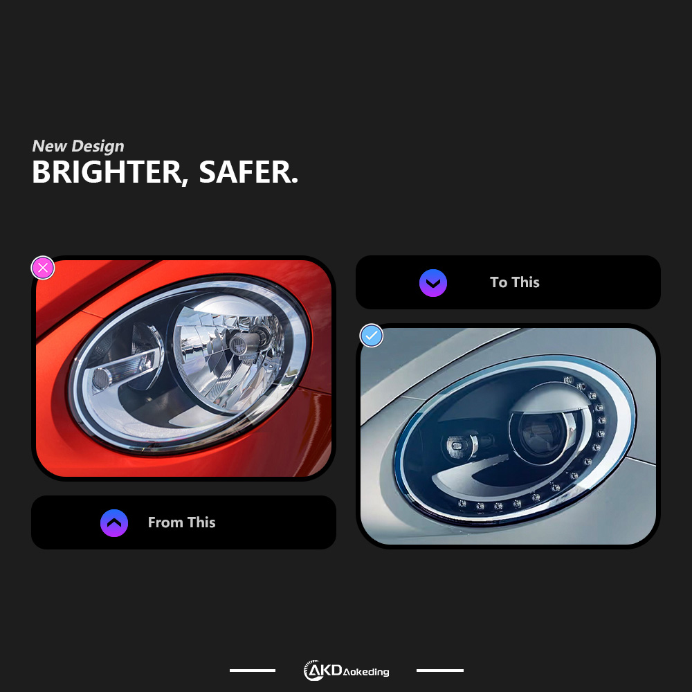 AKD Suitable for Volkswagen Beetle headlights